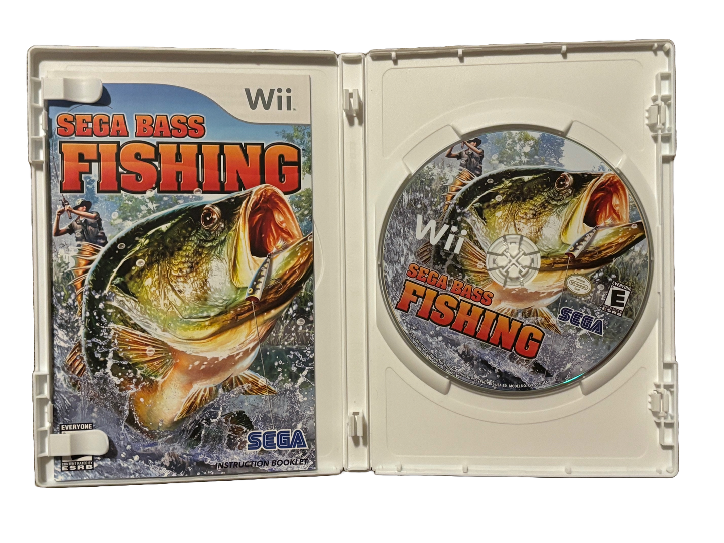 Sega Bass Fishing Nintendo Wii Complete