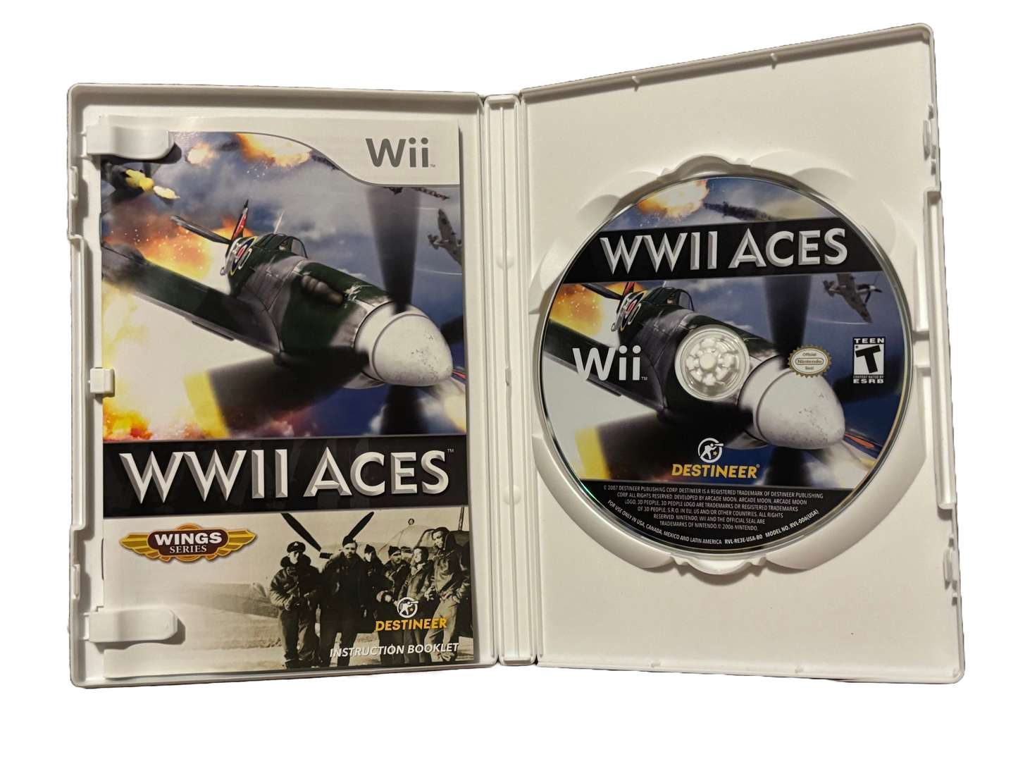 WWII Aces Nintendo Wii Complete