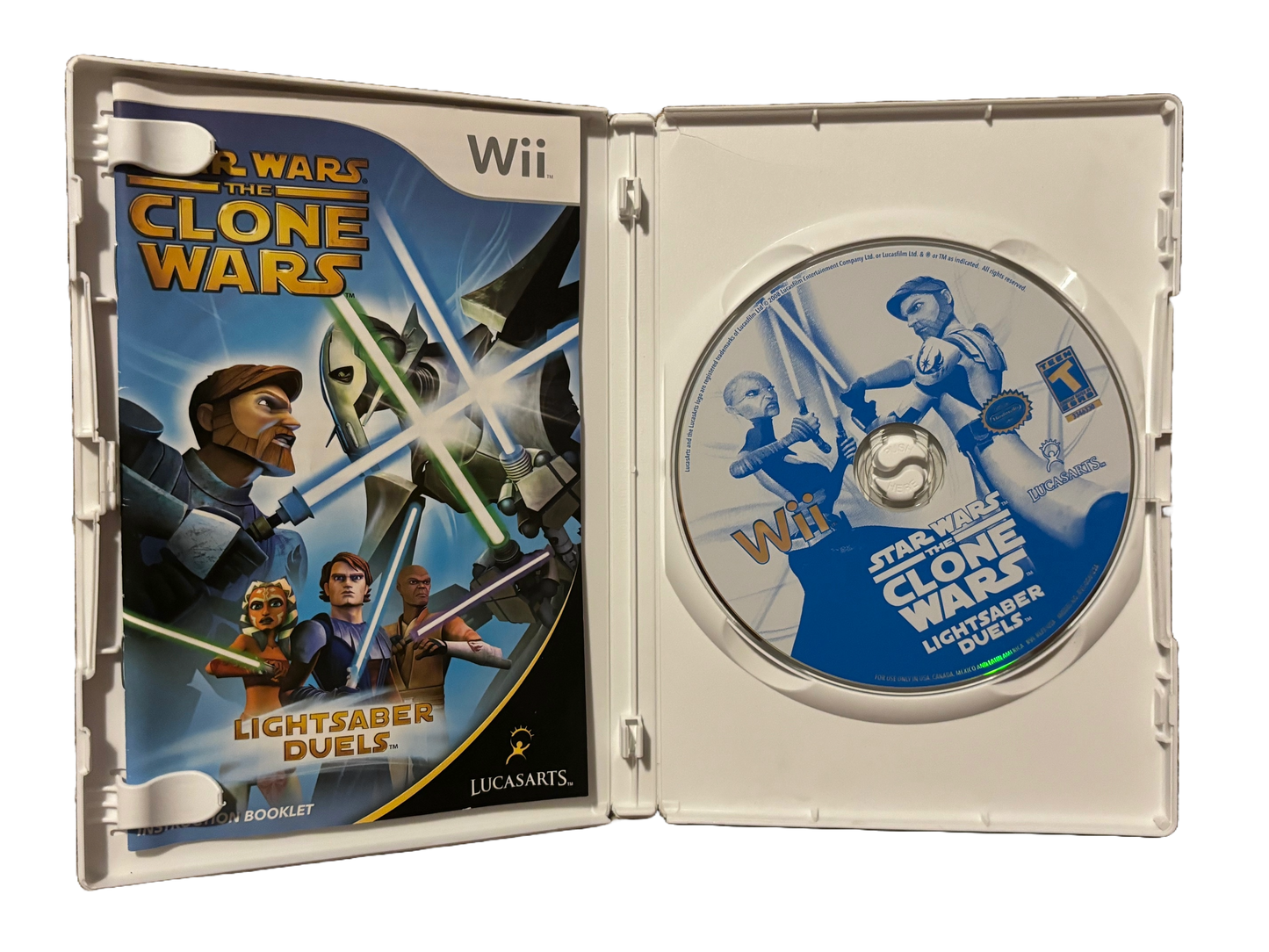 Star Wars The Clone Wars Lightsaber Duels Nintendo Wii Complete