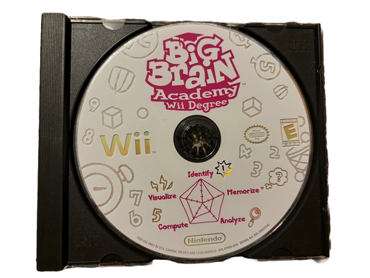 Big Brain Academy Wii Degree Nintendo Wii