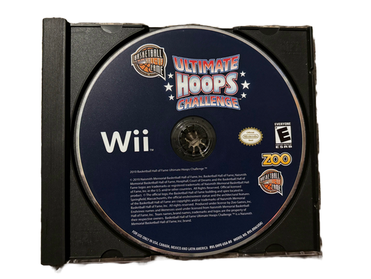 Basketball Hall of Fame Ultimate Hoops Challenge Nintendo Wii Game