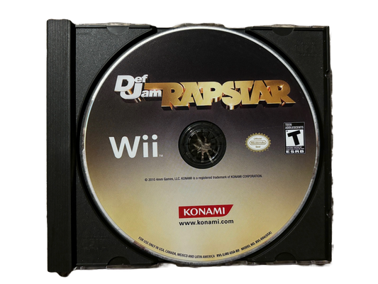 DJ Jam Rap Star Nintendo Wii
