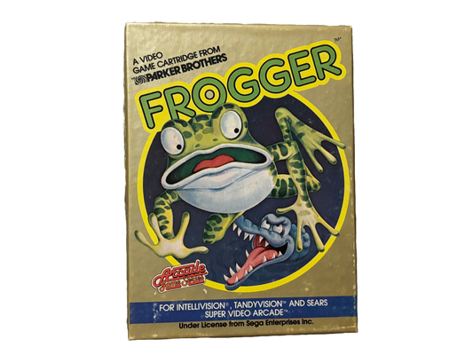 Frogger Mattel Intellivision Video Game. Complete.