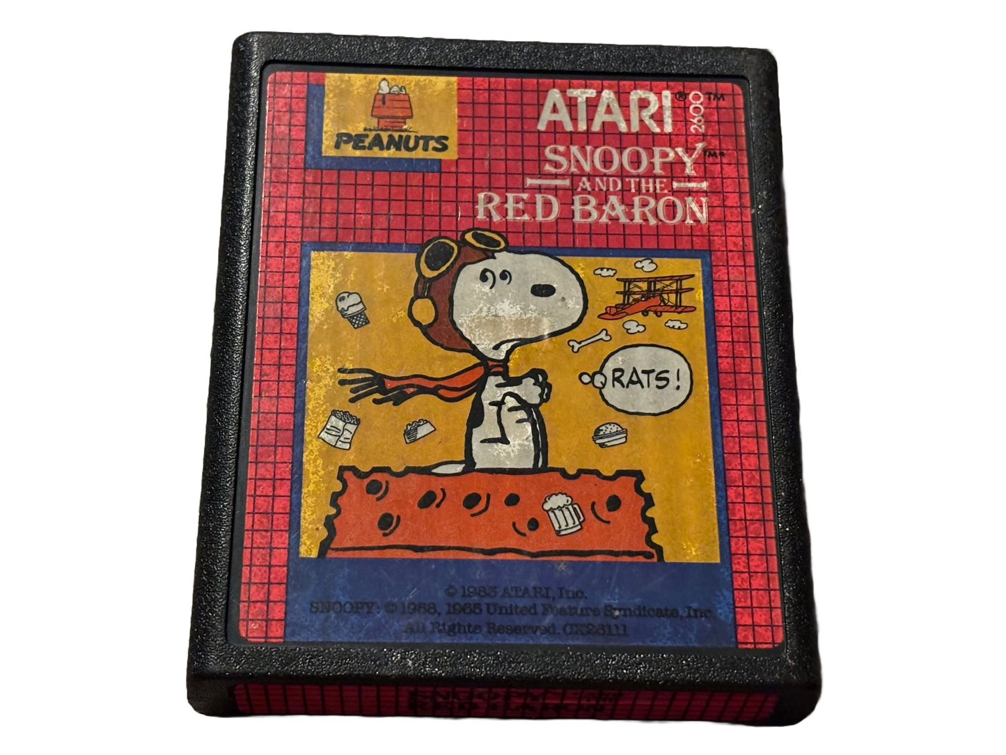 Snoopy and the Red Baron Atari 2600 Video Game