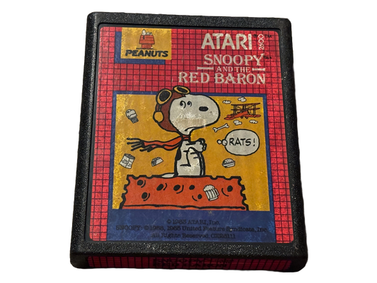 Snoopy and the Red Baron Atari 2600 Video Game