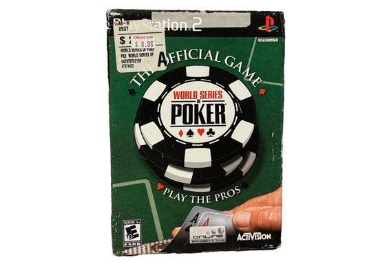 World Series of Poker Sony PlayStation 2 PS2 Complete