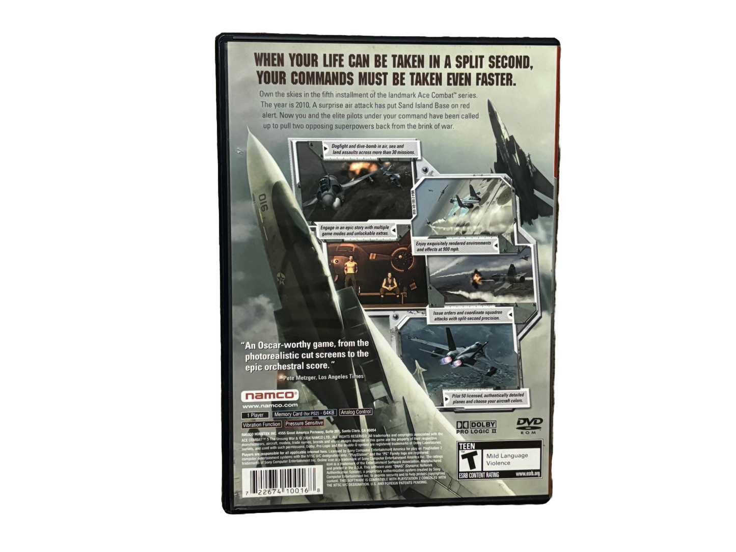 Ace Combat 5: The Unsung War Sony PlayStation 2 PS2 Complete