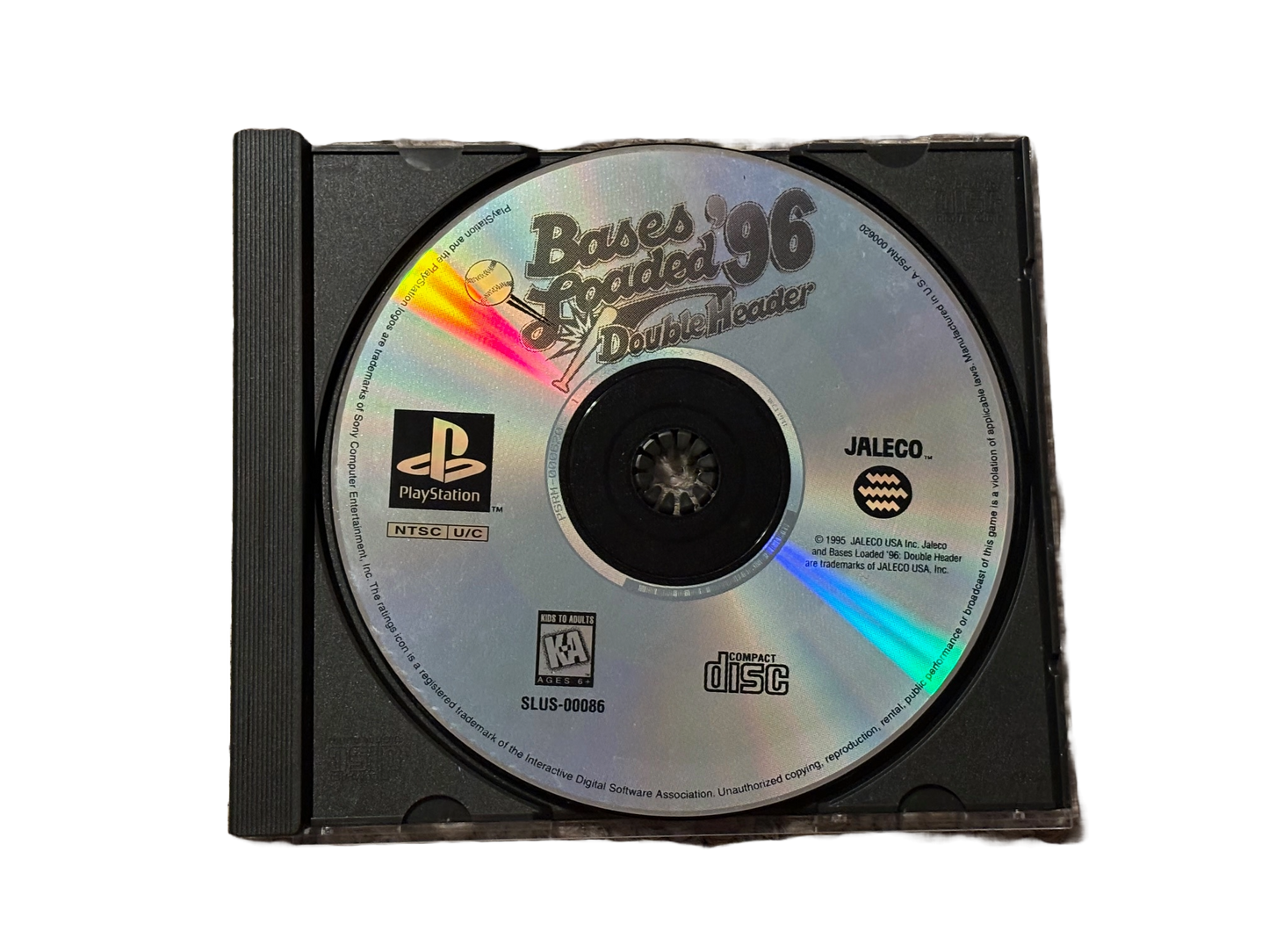 Bases Loaded '96 Sony PlayStation PS1