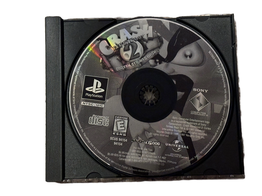 Crash Bandicoot 2 Cortex Strikes Back Sony PlayStation PS1