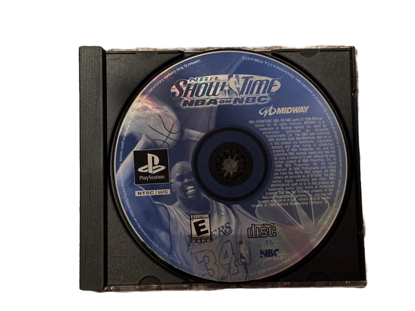 NBA Showtime NBA On NBC Sony PlayStation PS1