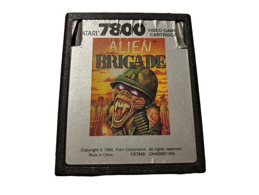 Alien Brigade Atari 7800 Video Game