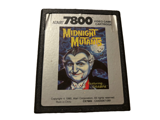 Midnight Mutants Atari 7800 Video Game