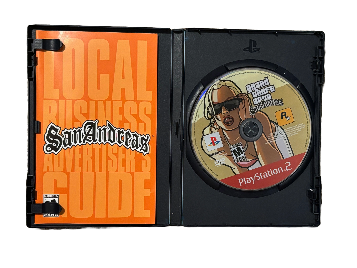 Grand Theft Auto San Andreas (Greatest Hits) Sony PlayStation 2 PS2 Complete