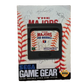 The Majors Pro Baseball Sega Game Gear Video Game