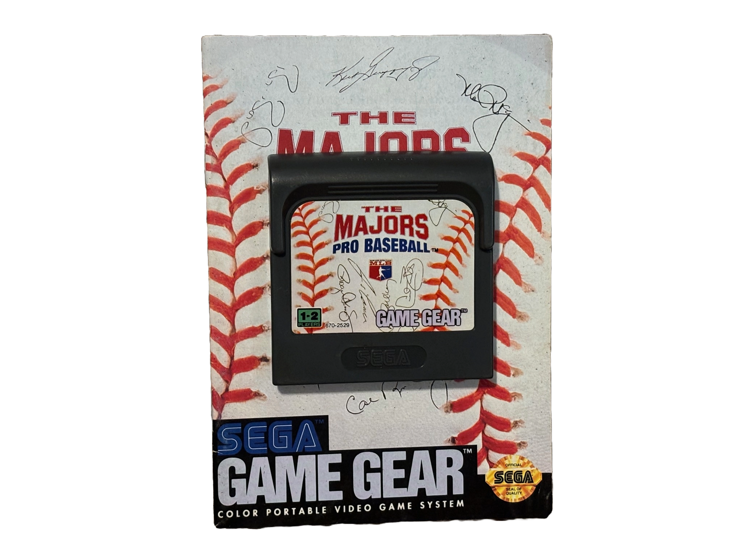 The Majors Pro Baseball Sega Game Gear Video Game