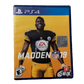 Madden 19 Sony PlayStation 4 PS4 Complete