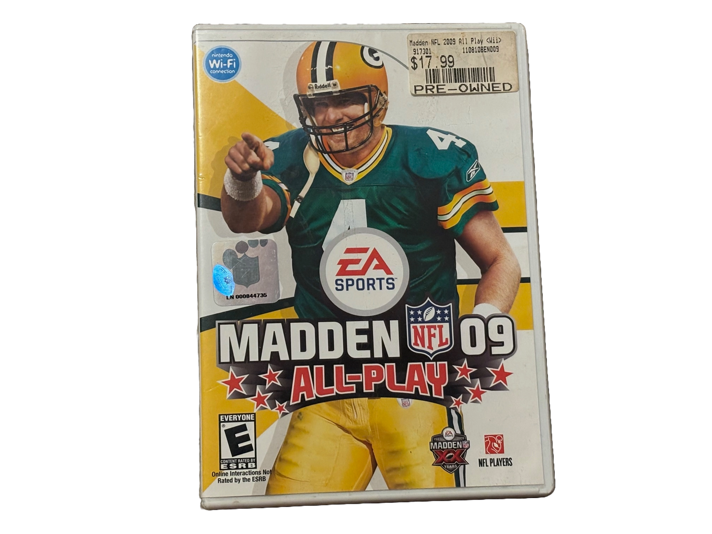 Madden NFL 09 All Play Wii Game Complete