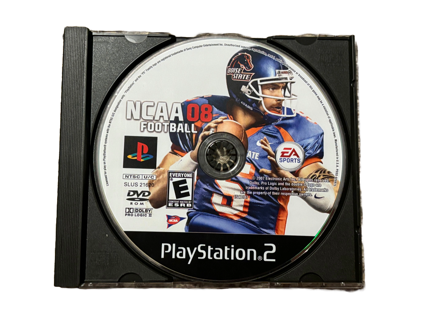 NCAA Football 08 Sony PlayStation 2 PS2 Game. Complete.