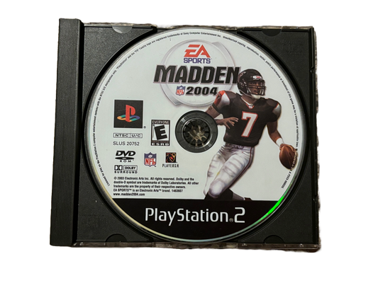 Madden 2004 Sony PlayStation 2 PS2 Game