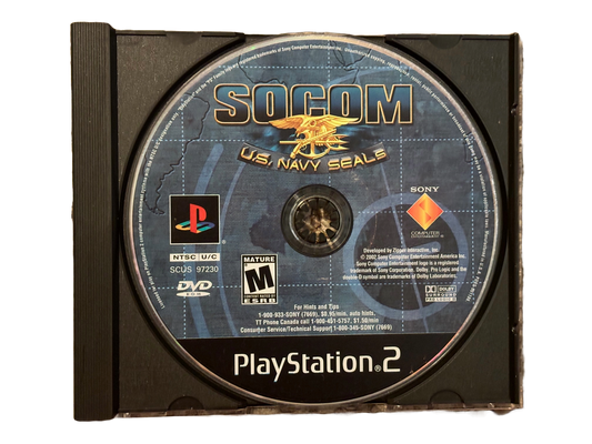 SOCOM U.S. Navy SEALs Sony PlayStation 2 PS2