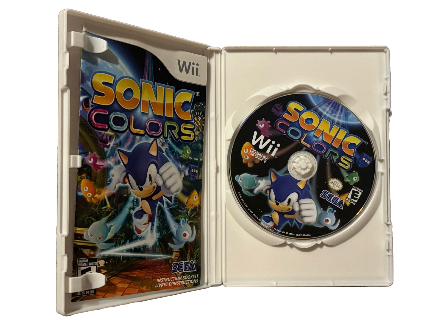 Sonic Colors Nintendo Wii Complete