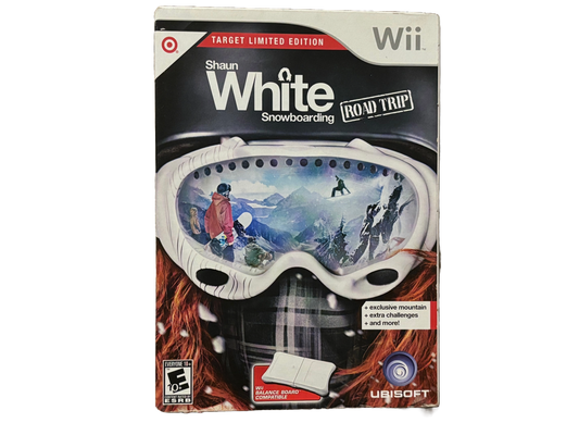 Shaun White Snowboarding Road Trip (Target Edition) Nintendo Wii Complete