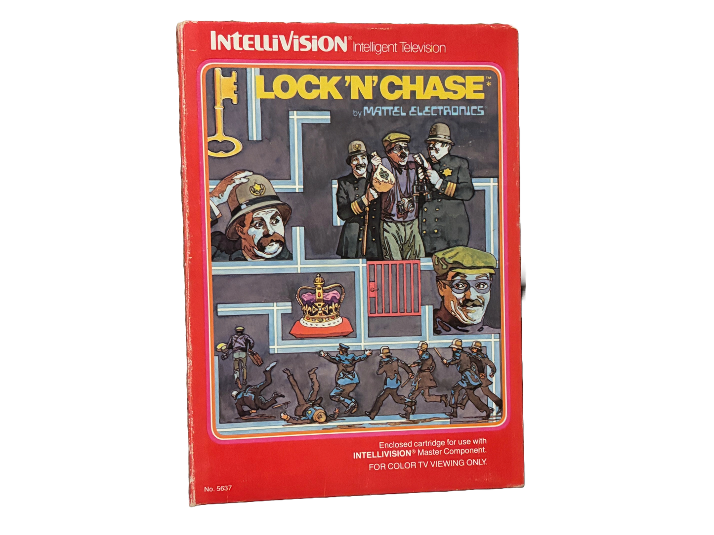 Lock N Chase Mattel Intellivision Video Game