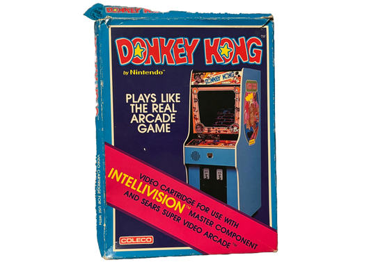 Donkey Kong Mattel Intellivision Video Game. Complete.