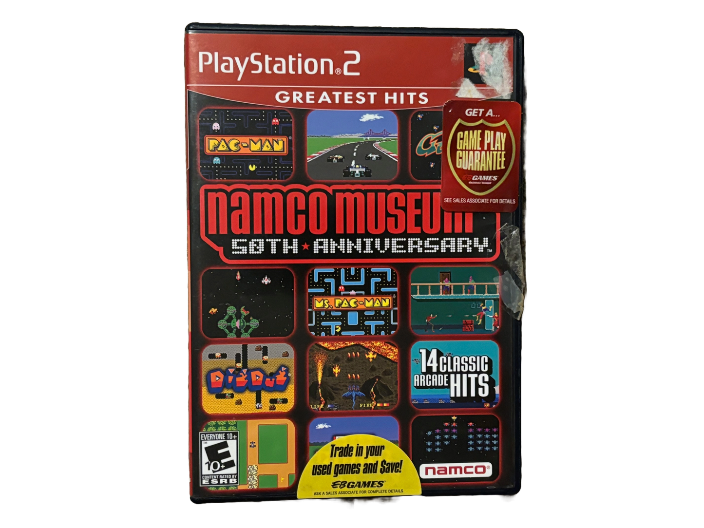 Namco Museum 50th Anniversary Sony PlayStation 2 PS2 Complete