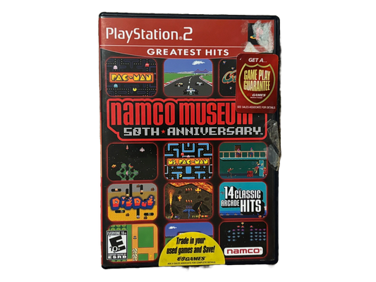 Namco Museum 50th Anniversary Sony PlayStation 2 PS2 Complete