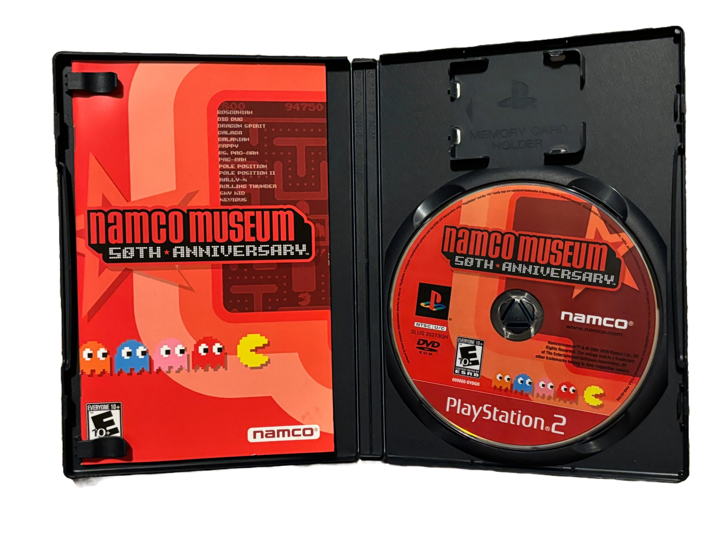 Namco Museum 50th Anniversary Sony PlayStation 2 PS2 Complete