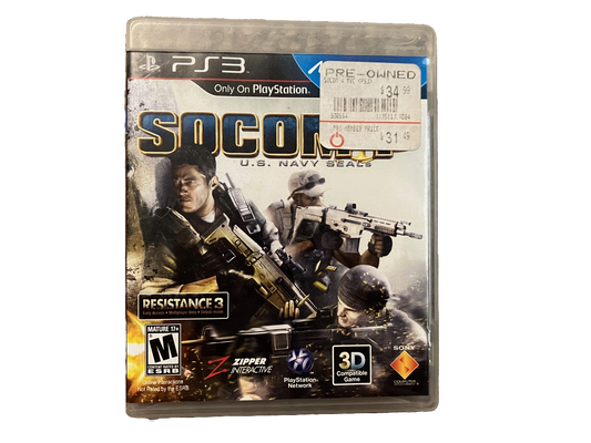 Socom 4: U.S. Navy SEALs Sony PlayStation 3 PS3 Complete