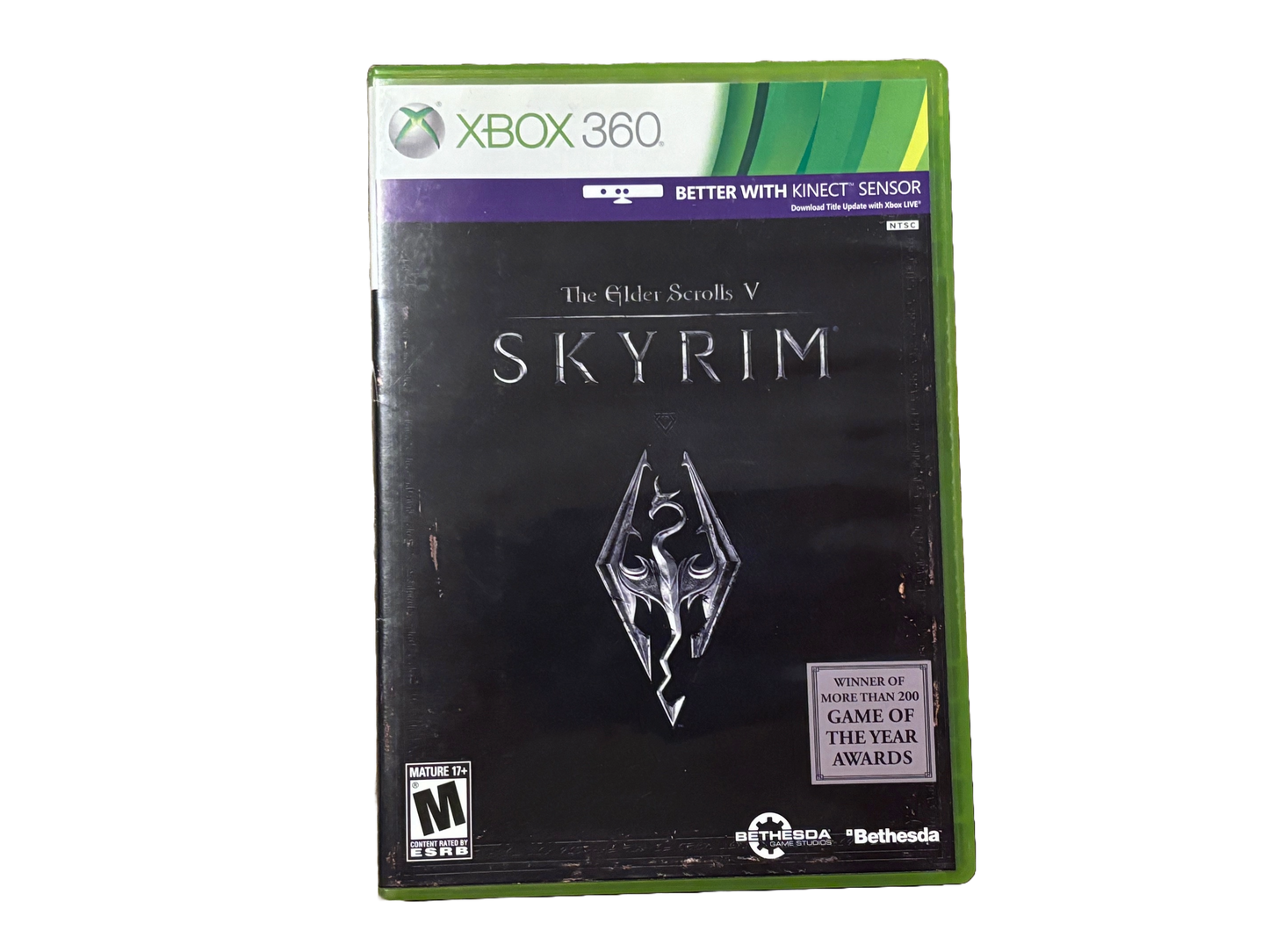 The Elder Scrolls V: Skyrim Microsoft Xbox 360 Video Game. Complete.