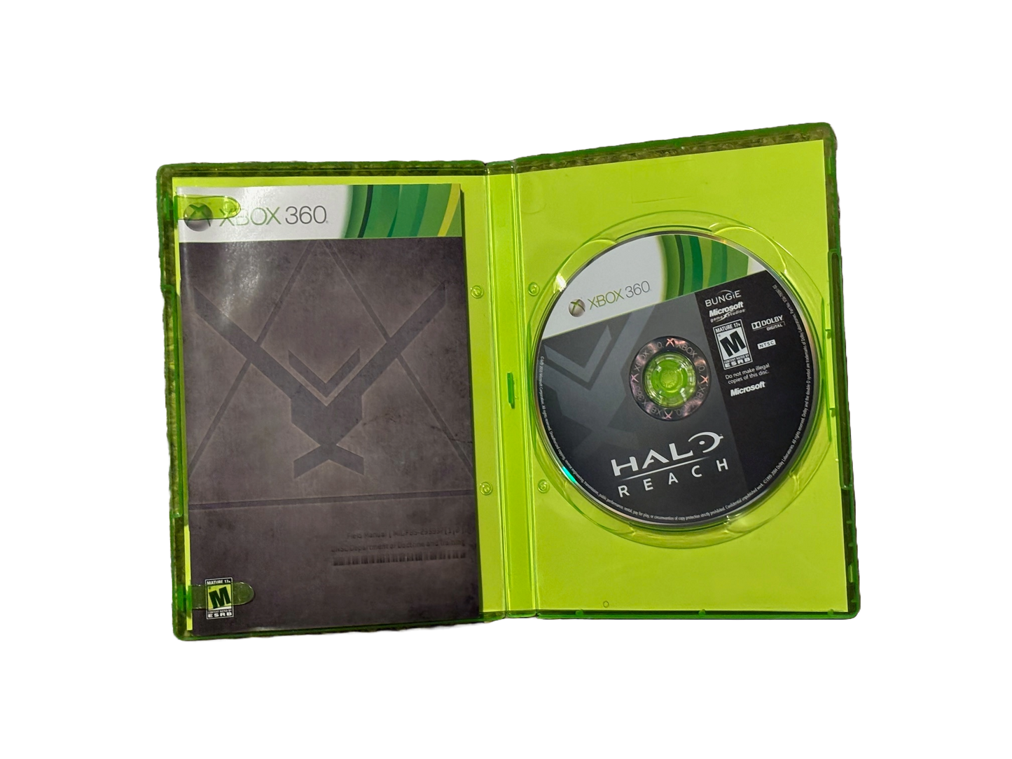 Halo Reach Microsoft Xbox 360 Video Game. Complete.