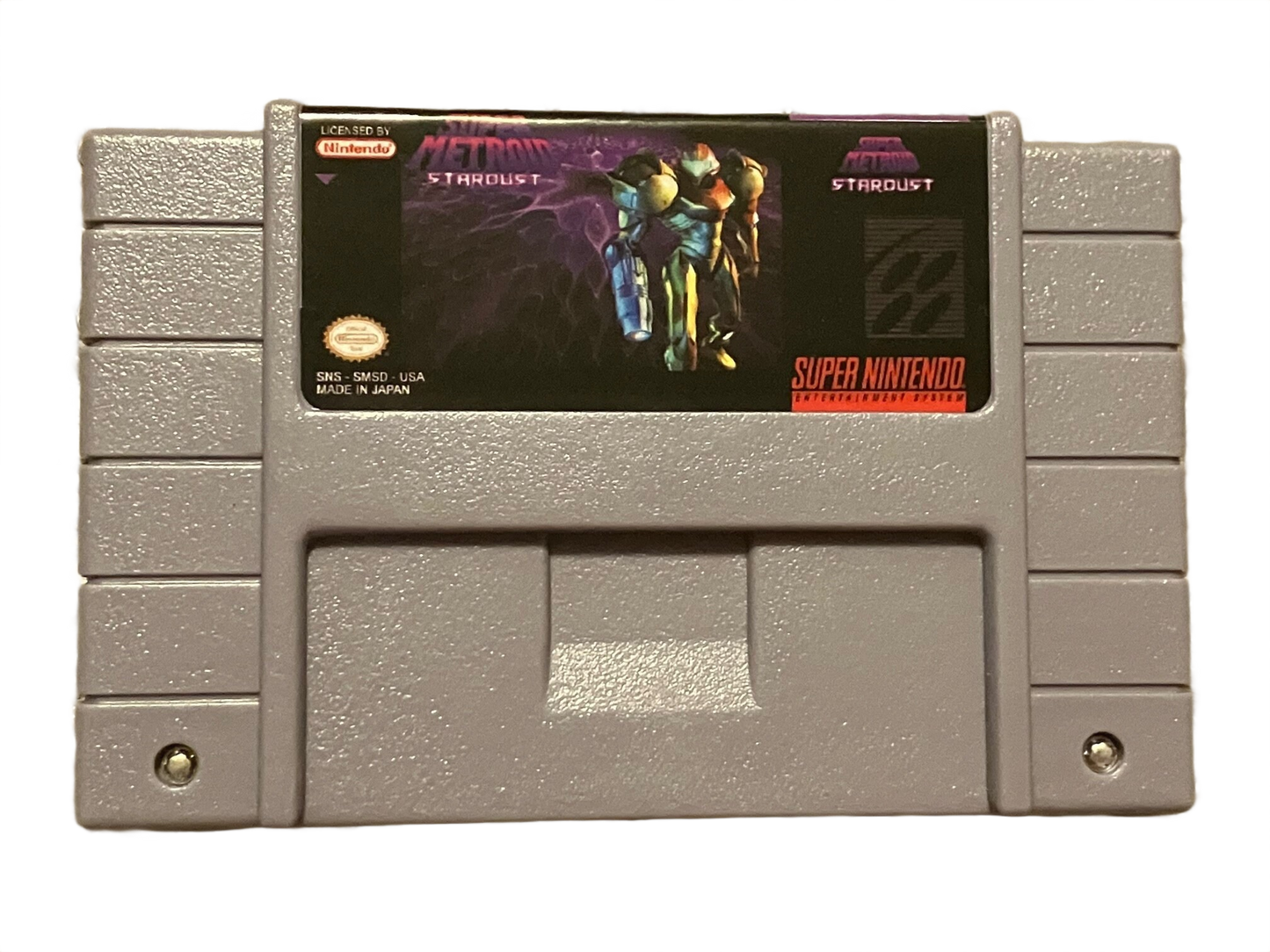 Super Metroid Stardust Super Nintendo SNES Video Game