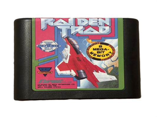 Raiden Trad Sega Genesis Video Game