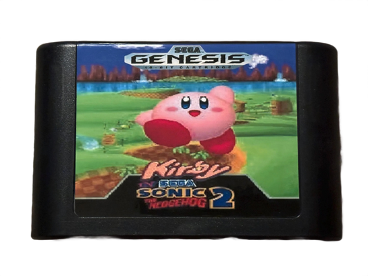 Kirby in Sonic the Hedgehog 2 Sega Genesis Video Game