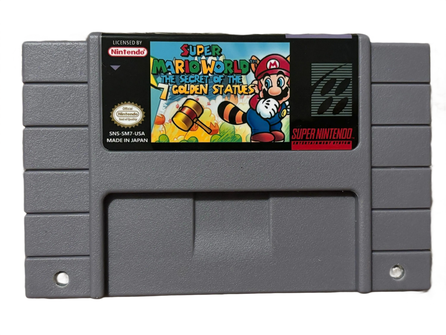 Super Mario World The Secret of the 7 Golden Statues Super Nintendo SNES Video Game