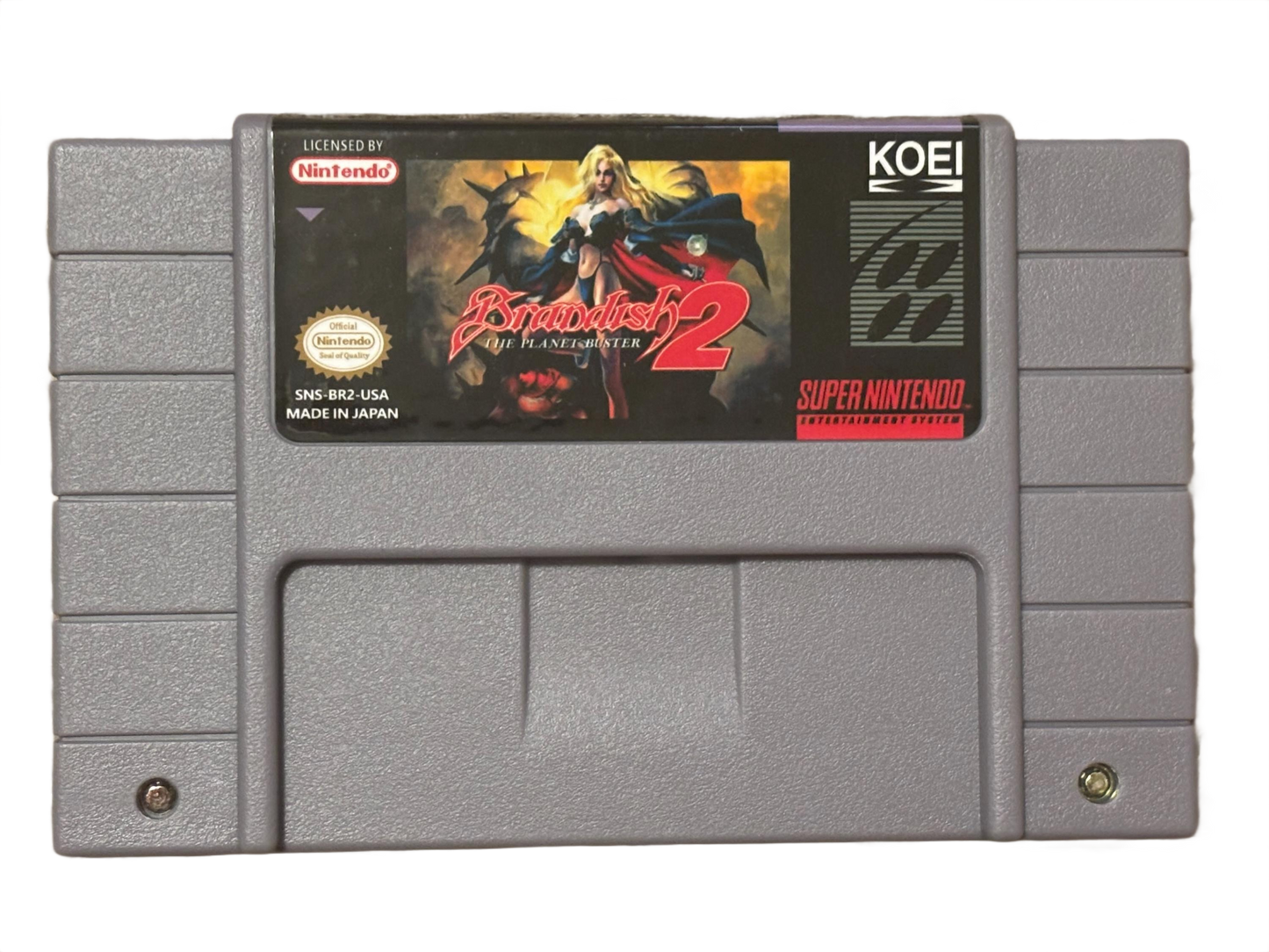 Brandish 2 The Planet Buster Super Nintendo SNES Video Game