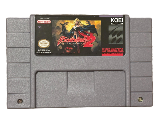 Brandish 2 The Planet Buster Super Nintendo SNES Video Game
