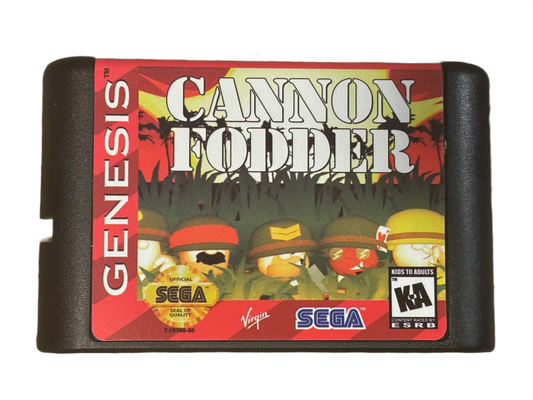 Cannon Fodder Sega Genesis Video Game