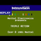 Triple Action Mattel Intellivision Video Game. Complete.