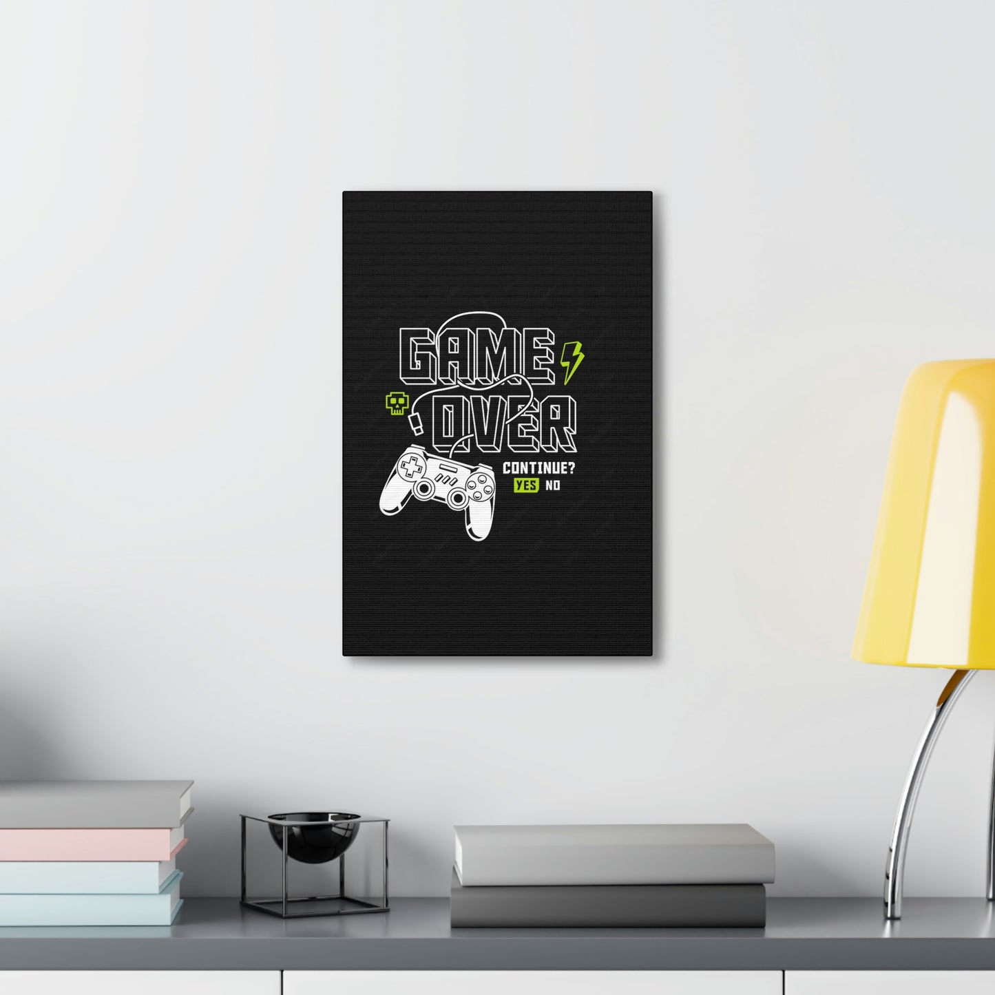 Game Over Canvas Gallery Wraps