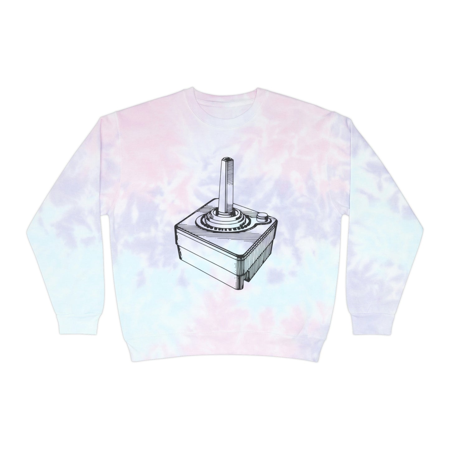 Retro Joystick Unisex Tie-Dye Sweatshirt