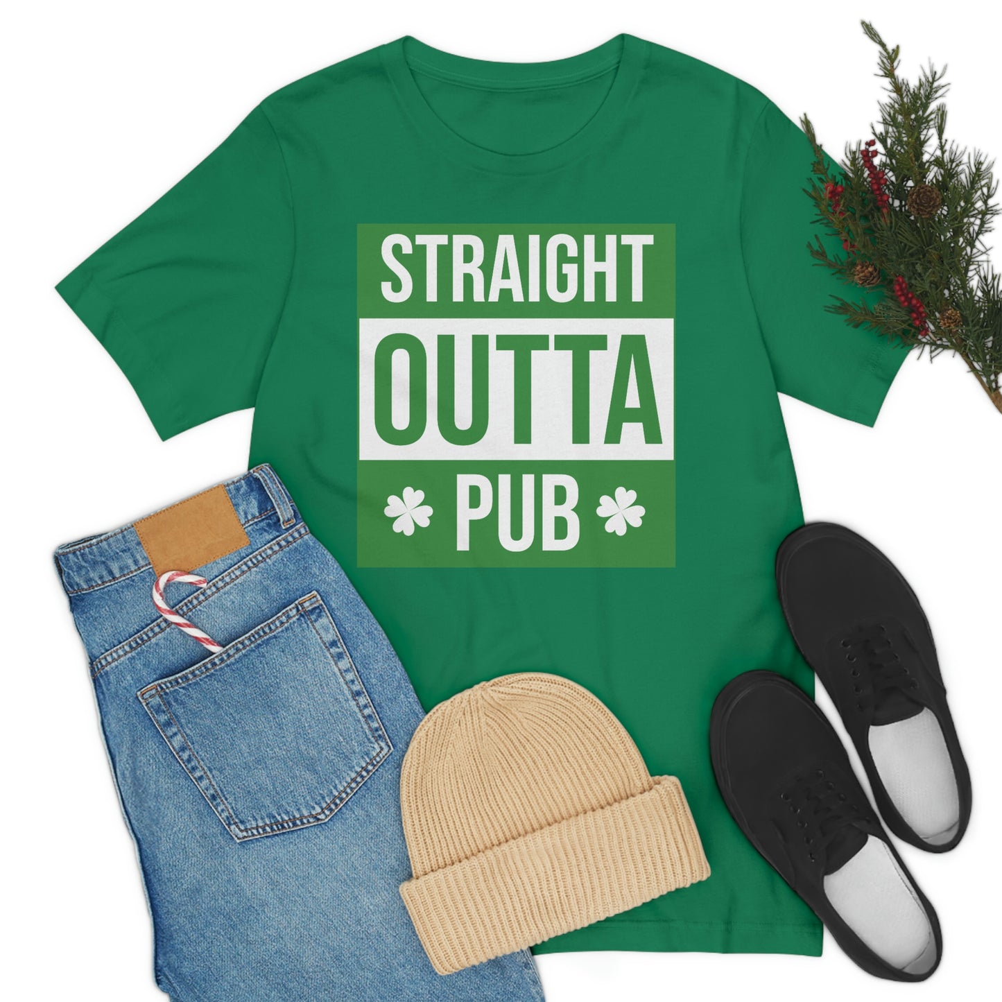 Straight Outta Pub Unisex Jersey Short Sleeve Tee