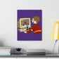 Old School Gamer Canvas Gallery Wraps