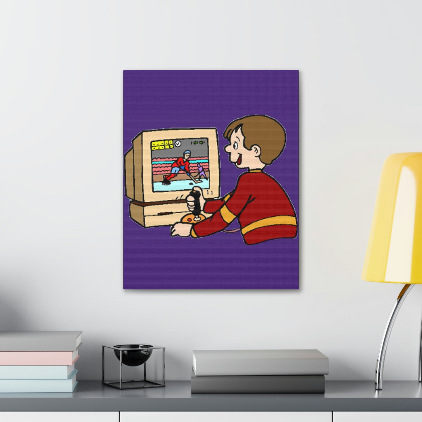 Old School Gamer Canvas Gallery Wraps