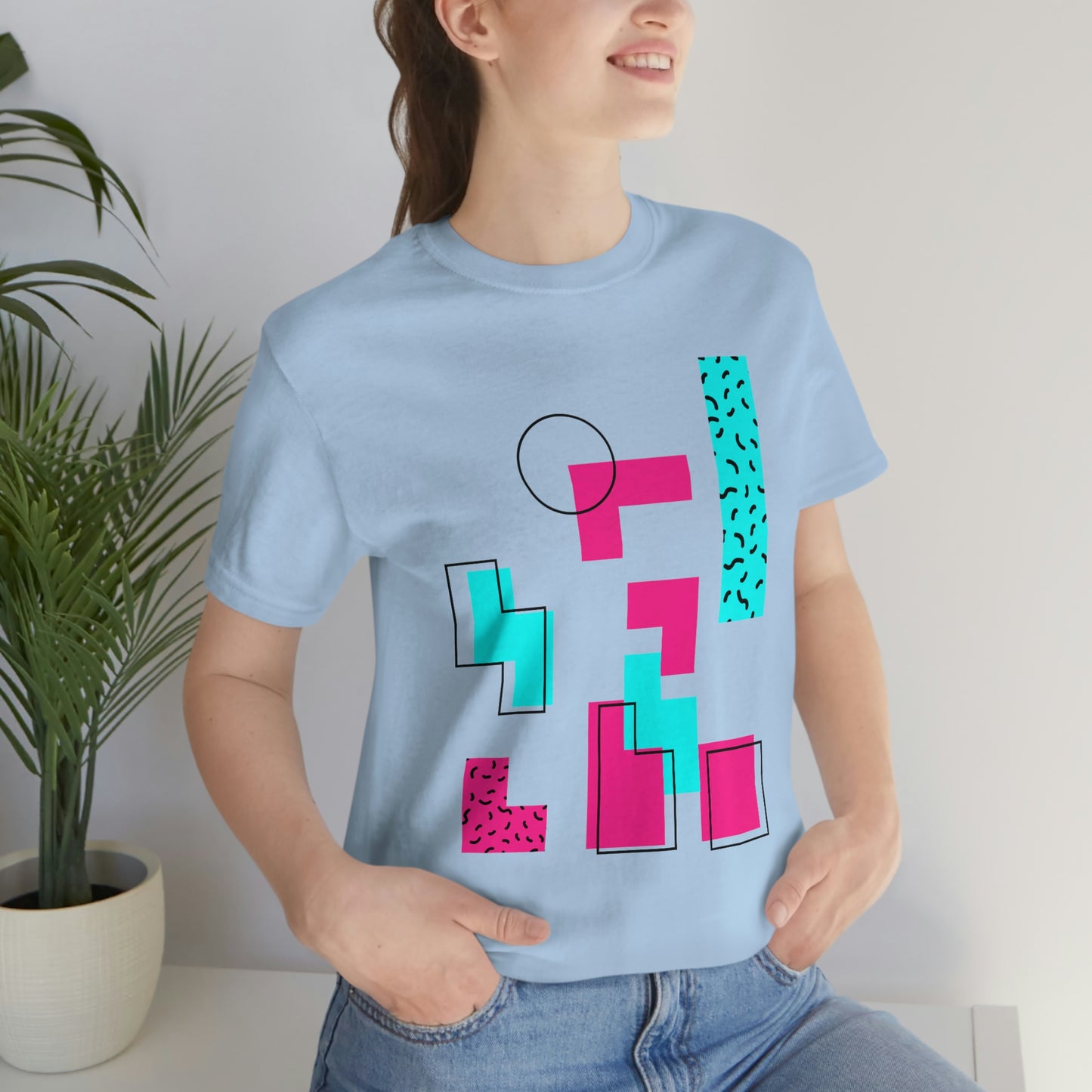 Tetris Retro Style Unisex Jersey Short Sleeve Tee