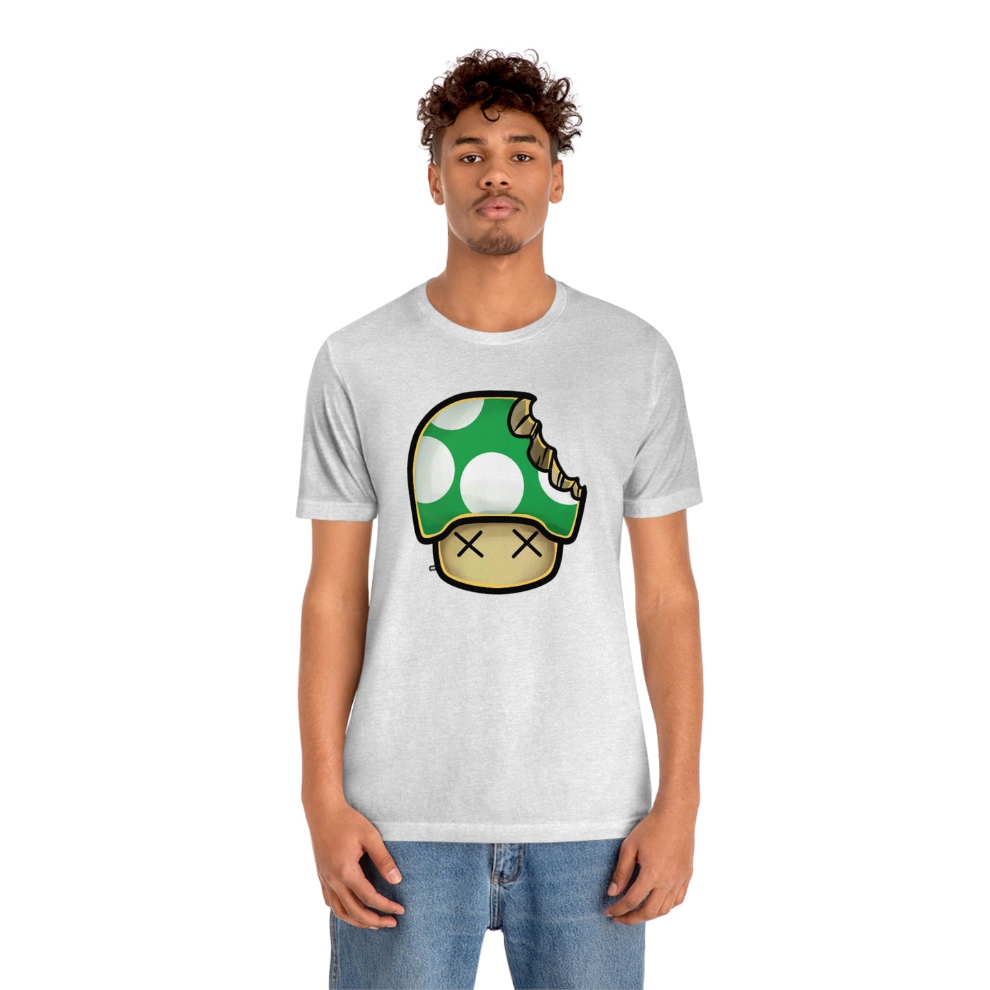 Bitten Mushroom Unisex Jersey Short Sleeve Tee