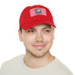 Dad Level Unlocked Dad Hat with Leather Patch